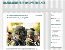 Tablet Screenshot of naantalinreservinupseerit.net